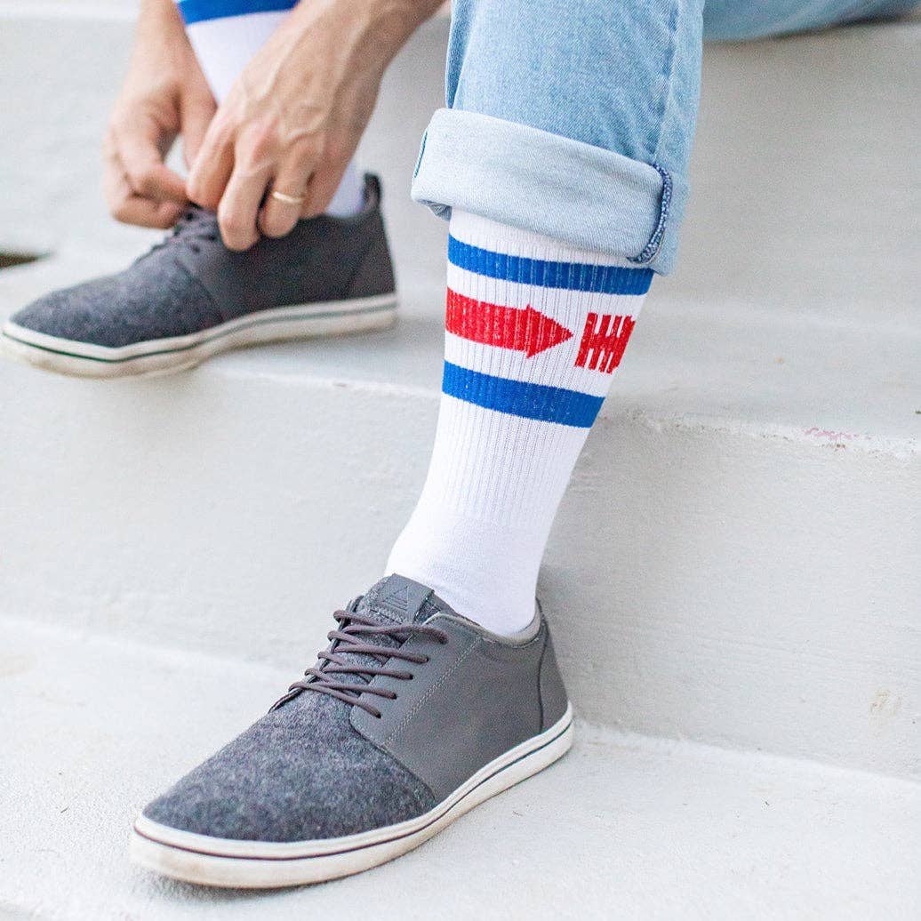 Sock Religious - St. Sebastian - Patron of Athletes Adult Socks