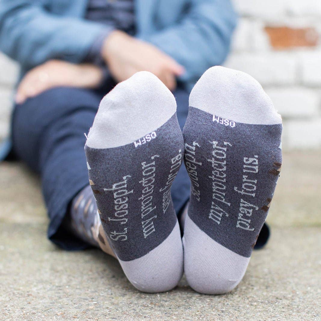 Sock Religious - St. Joseph the Worker Adult Socks