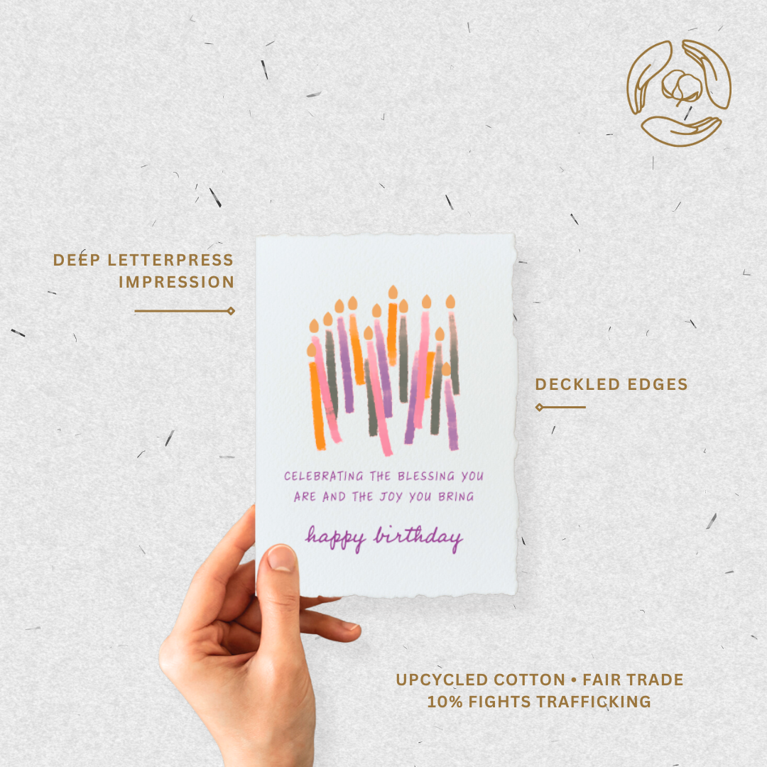 Paper Baristas - Blessing + Joy You Are |  Happy Birthday Greeting Card