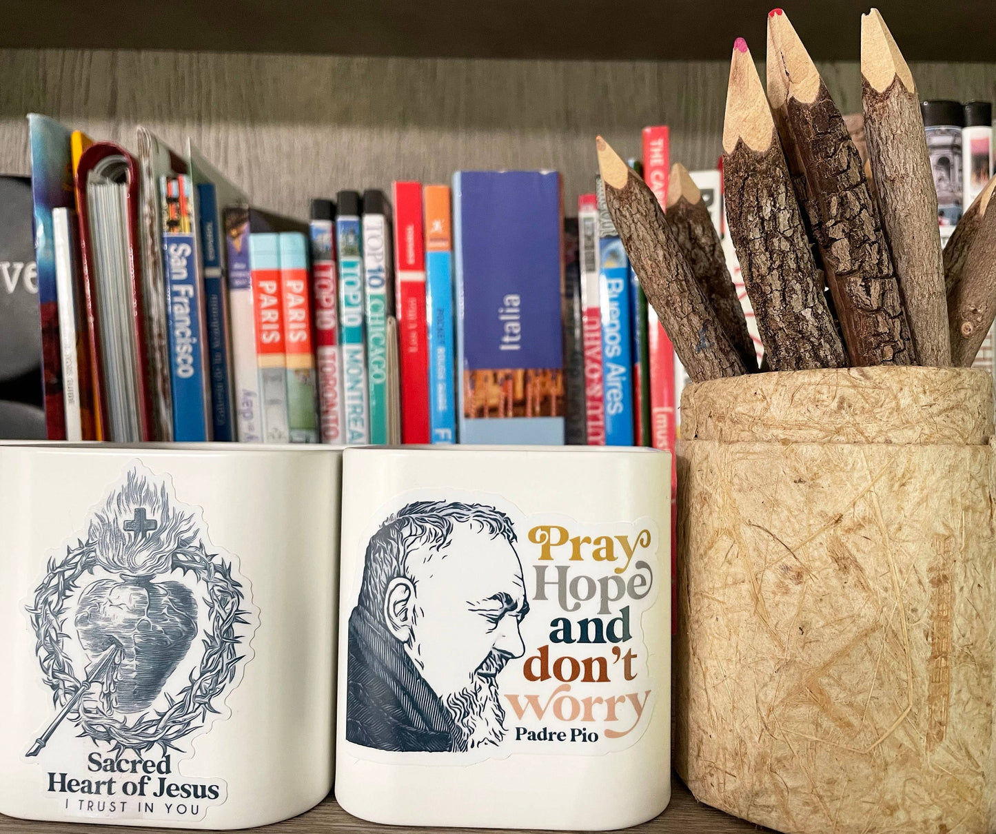 The Stump of Jesse - St. Padre Pio of Pietrelcina Catholic Sticker