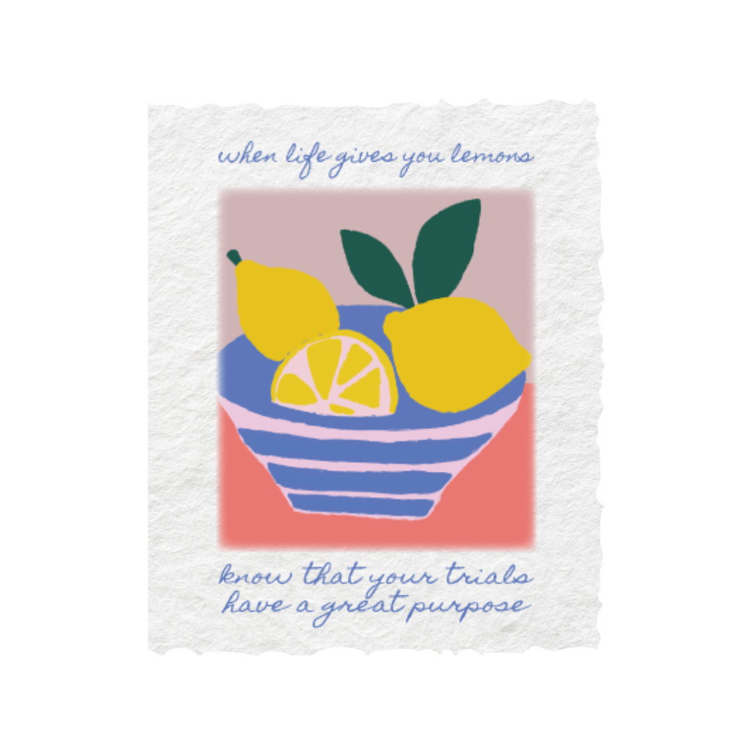 Paper Baristas - When Life Gives You Lemons  | Religious Greeting Card
