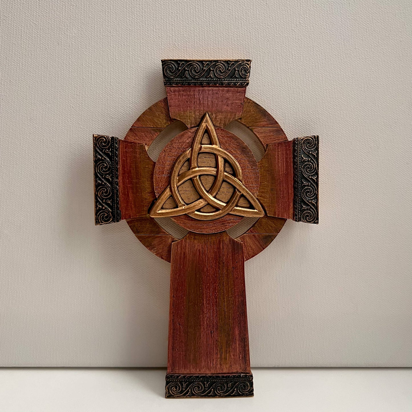 Abbey + CA Gift - Trinity Knot Wall Cross
