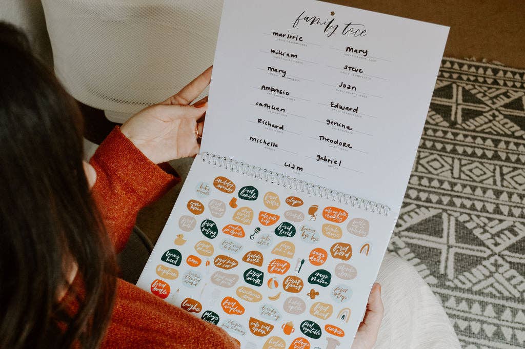 Be A Heart - Christian Baby Milestone Calendar | Gift | Keepsake Decor