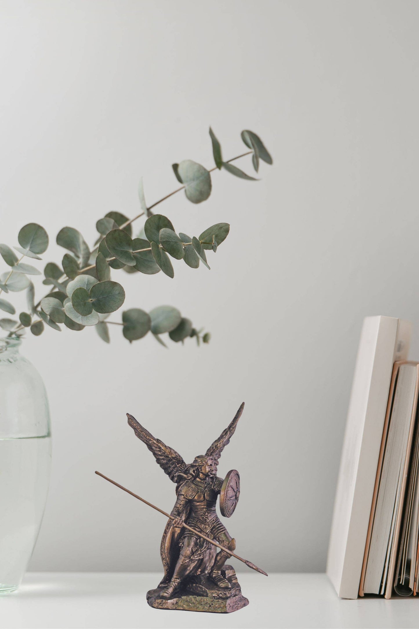 Goldscheider of Vienna - Archangel Raphael Statue in Cold Cast Bronze 4"