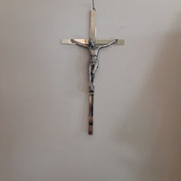 Flat Metal Crucifix