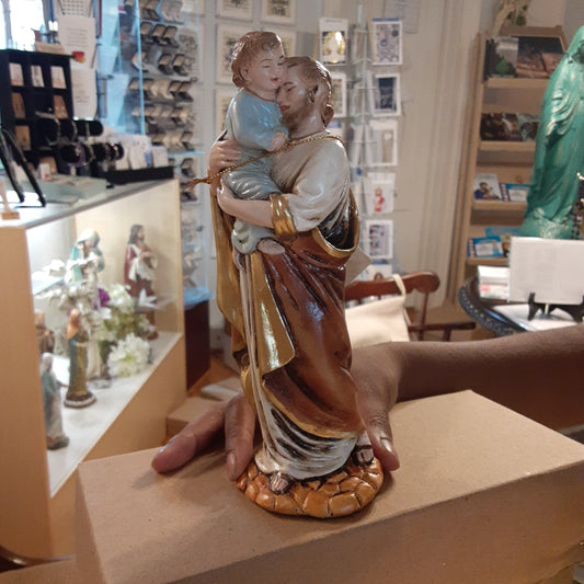 St Joseph with child Jesus