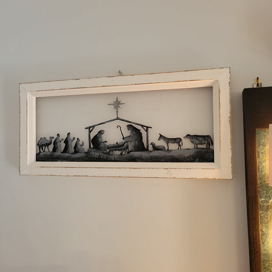 Framed Nativity Screen