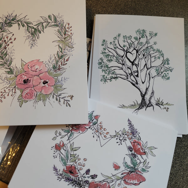 The Good Portion Hand Drawn Valentines Cards