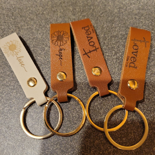 Leather Keychain
