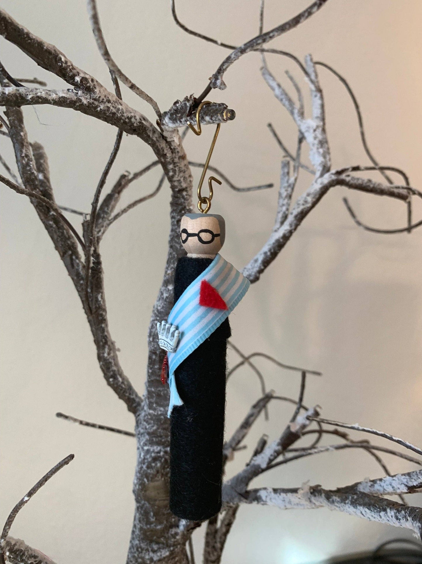 Our Saint Family - St. Maximillian Kolbe Wooden Doll Ornament