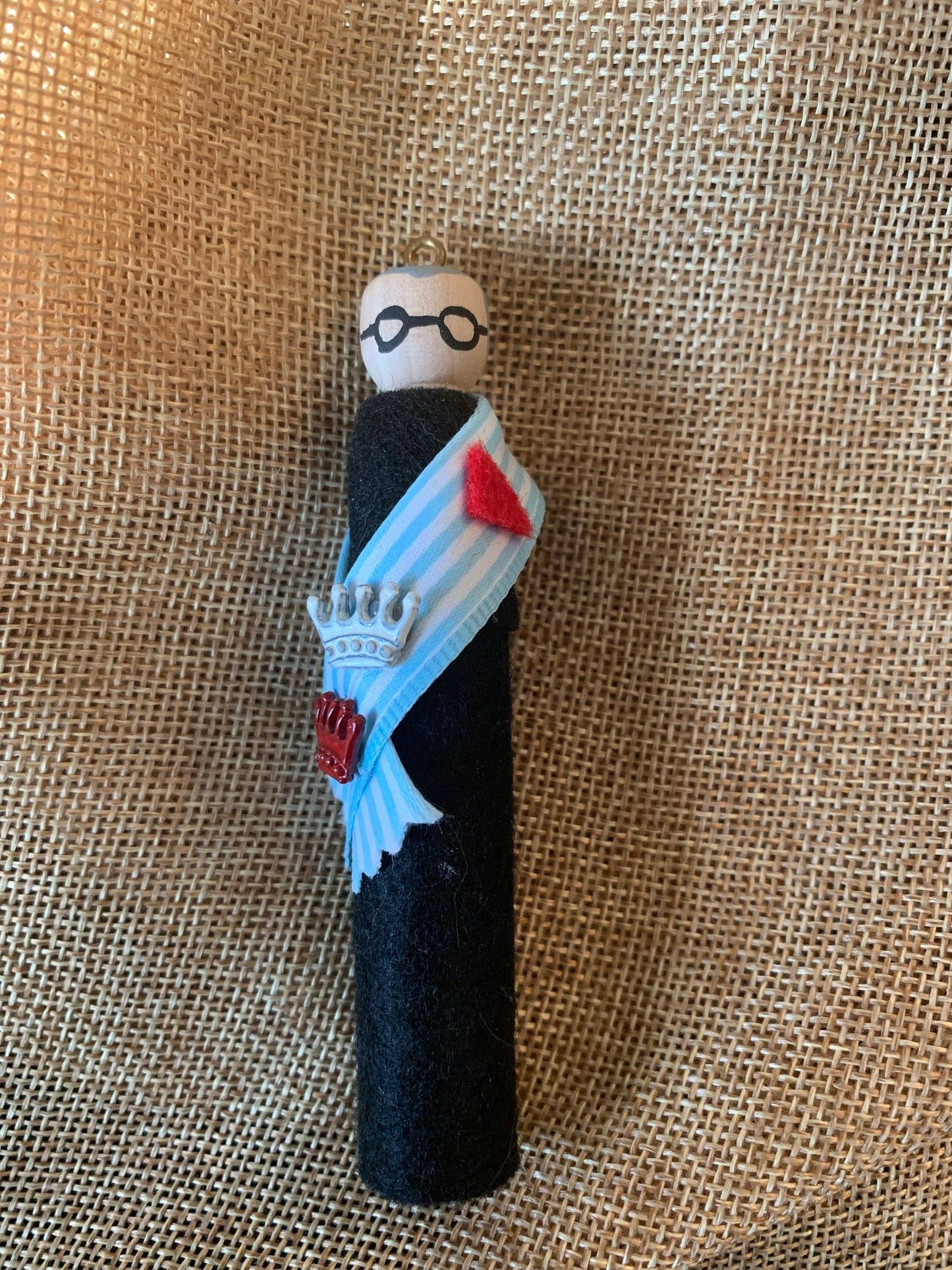 Our Saint Family - St. Maximillian Kolbe Wooden Doll Ornament