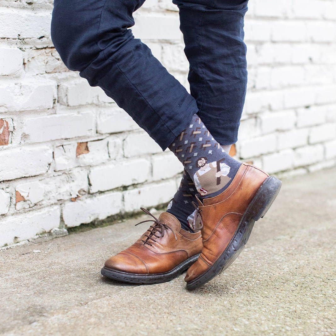 Sock Religious - St. Joseph the Worker Adult Socks