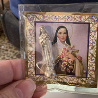 Pocket Statue with Holy Card