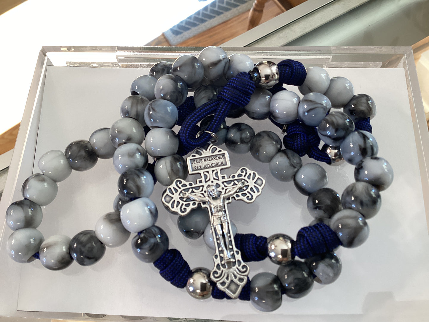 Our Lady’s Armory Acrylic/ Metal rosary