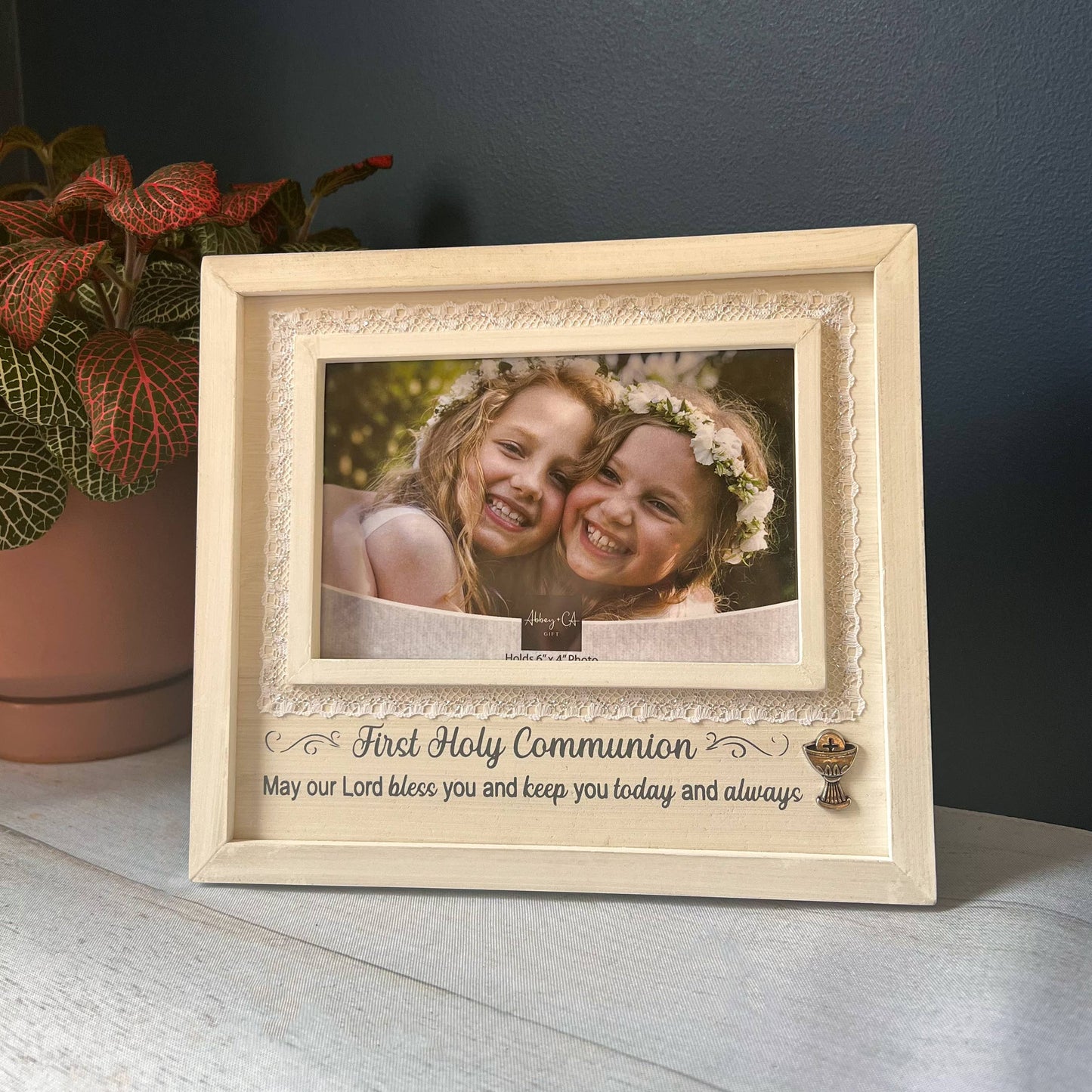 Abbey & CA Gift - Lace Detail Communion Frame