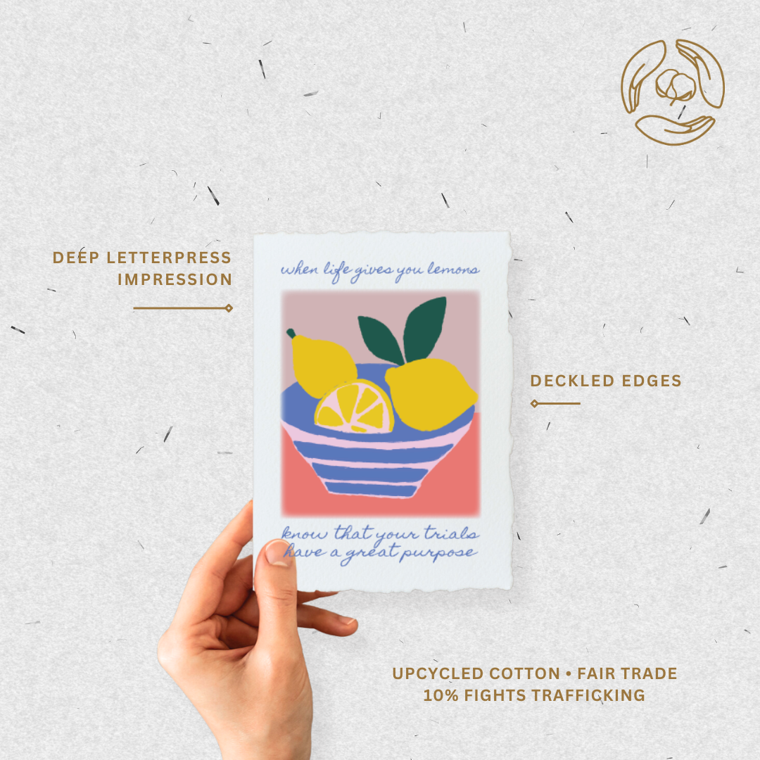 Paper Baristas - When Life Gives You Lemons  | Religious Greeting Card