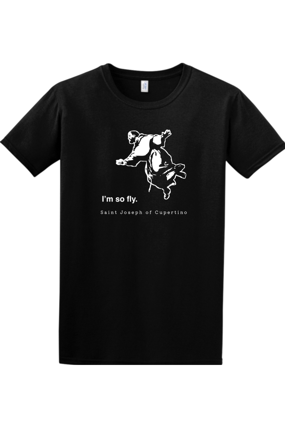 Sock Religious - I'm So Fly - St. Joseph of Cupertino Adult T-shirt