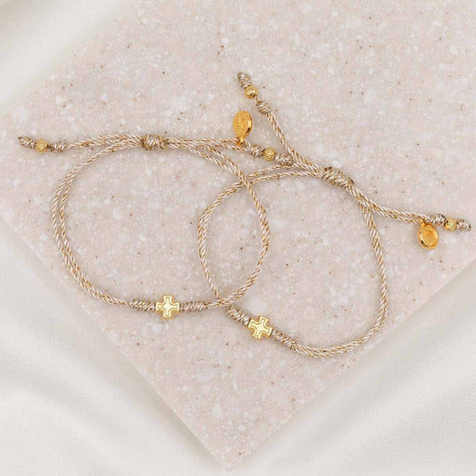 My Saint My Hero - Together in Prayer Bracelet Set