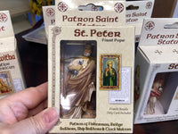 4” Hand Painted Patron Saint Statues