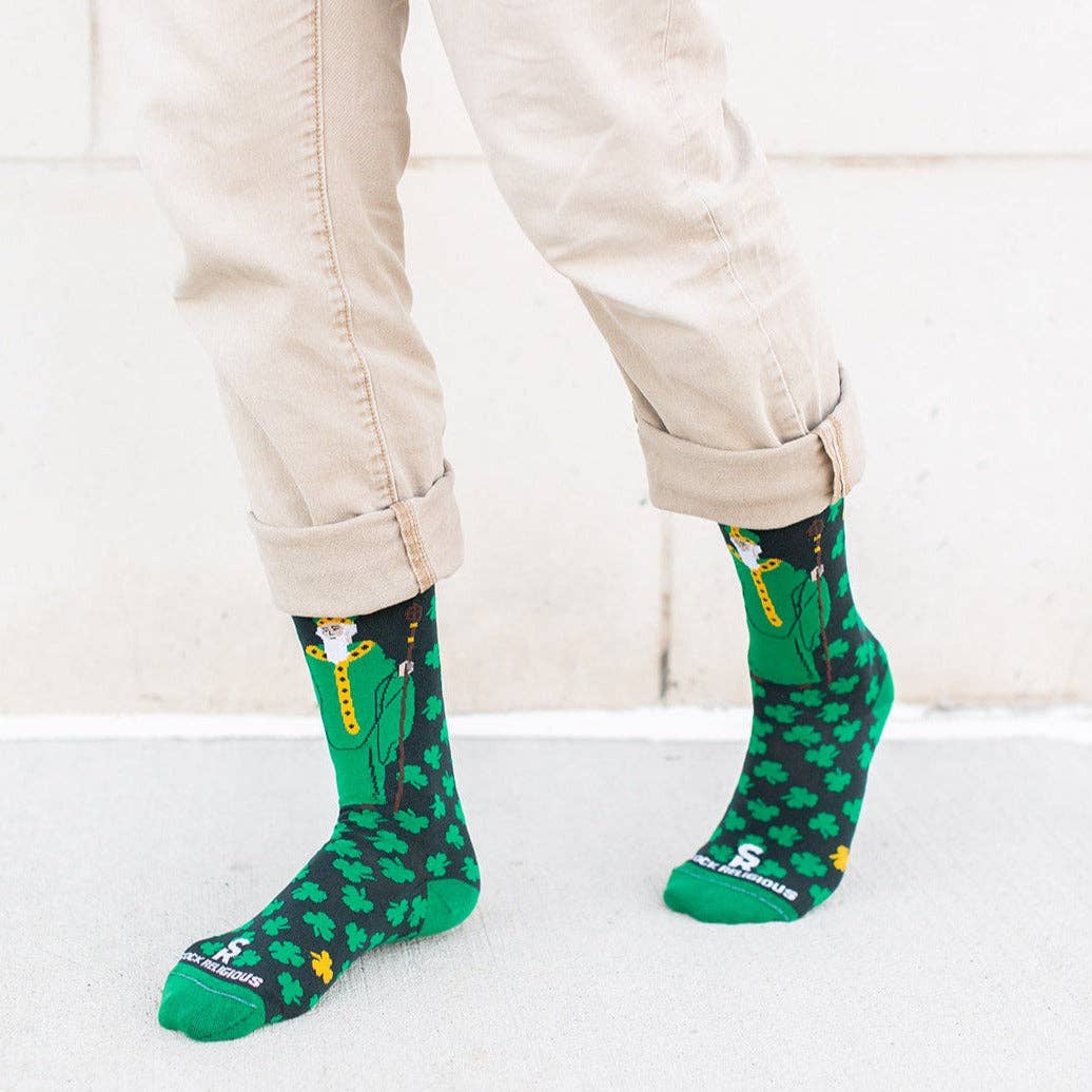 Sock Religious - St. Patrick Adult Socks
