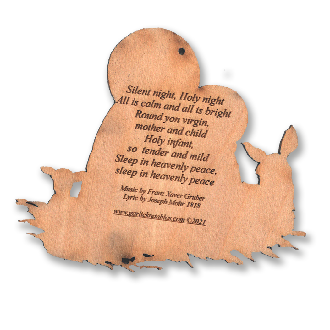 Lynn Garlick Retablos - The Bethlehem Stable - Cut Out