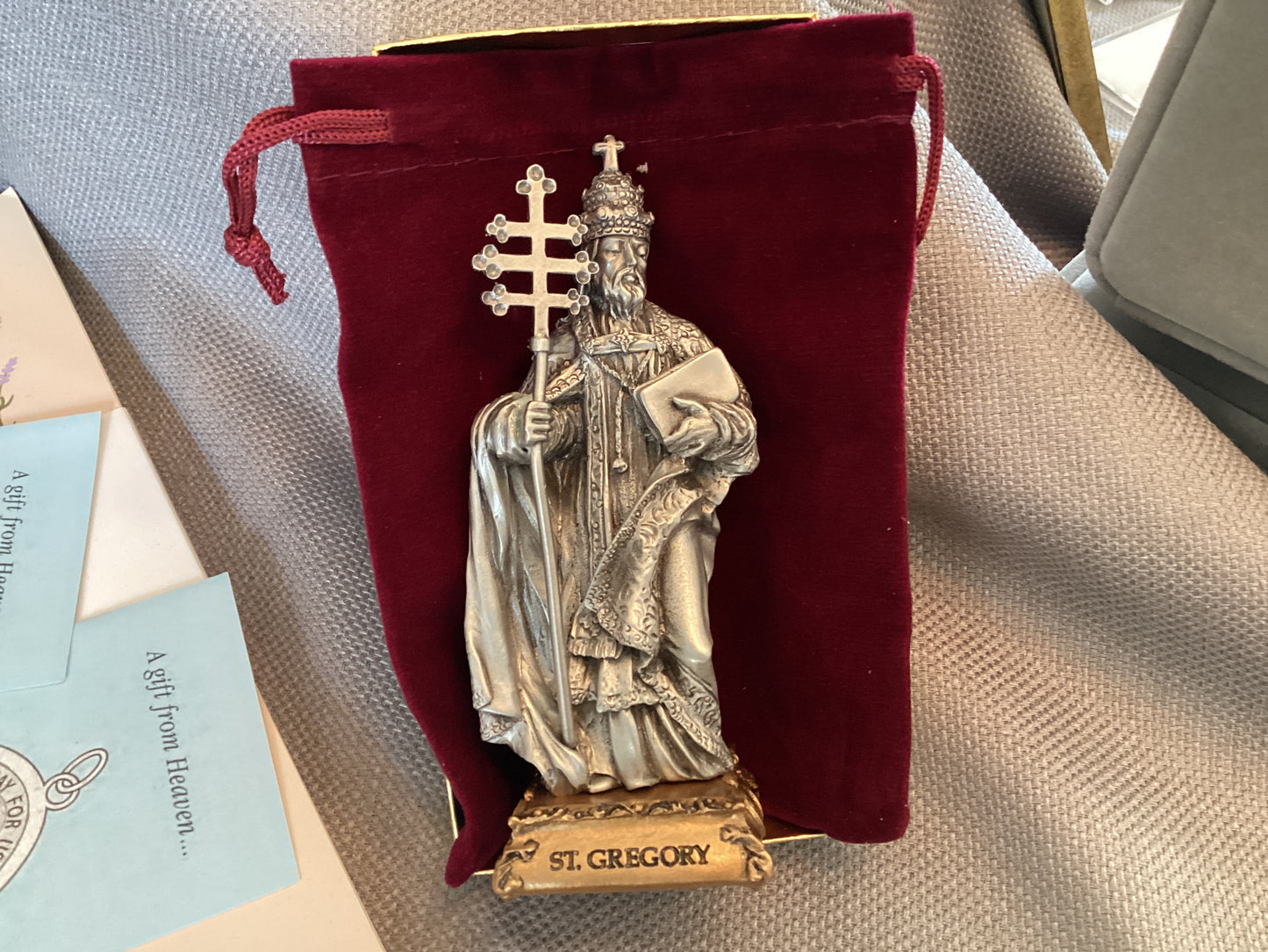 4” Pewter Statue of the Saints