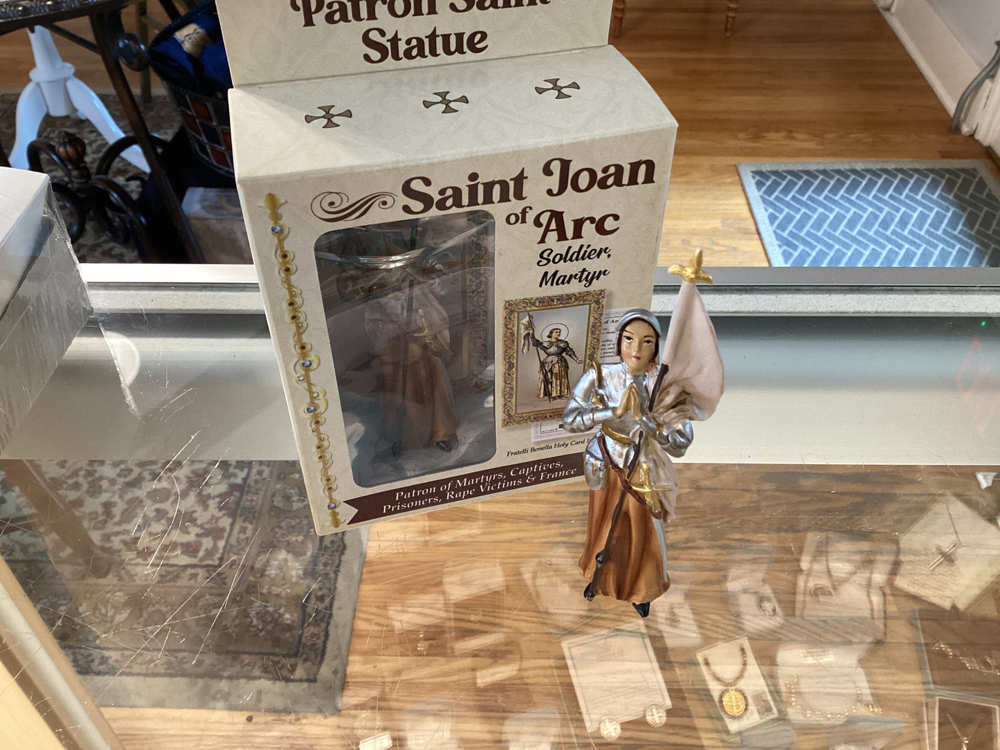 4” Hand Painted Patron Saint Statues