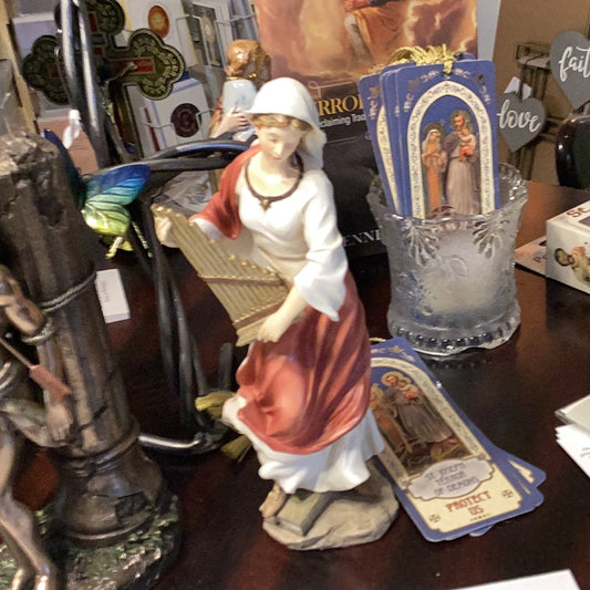 St Cecilia 8.5” Statue