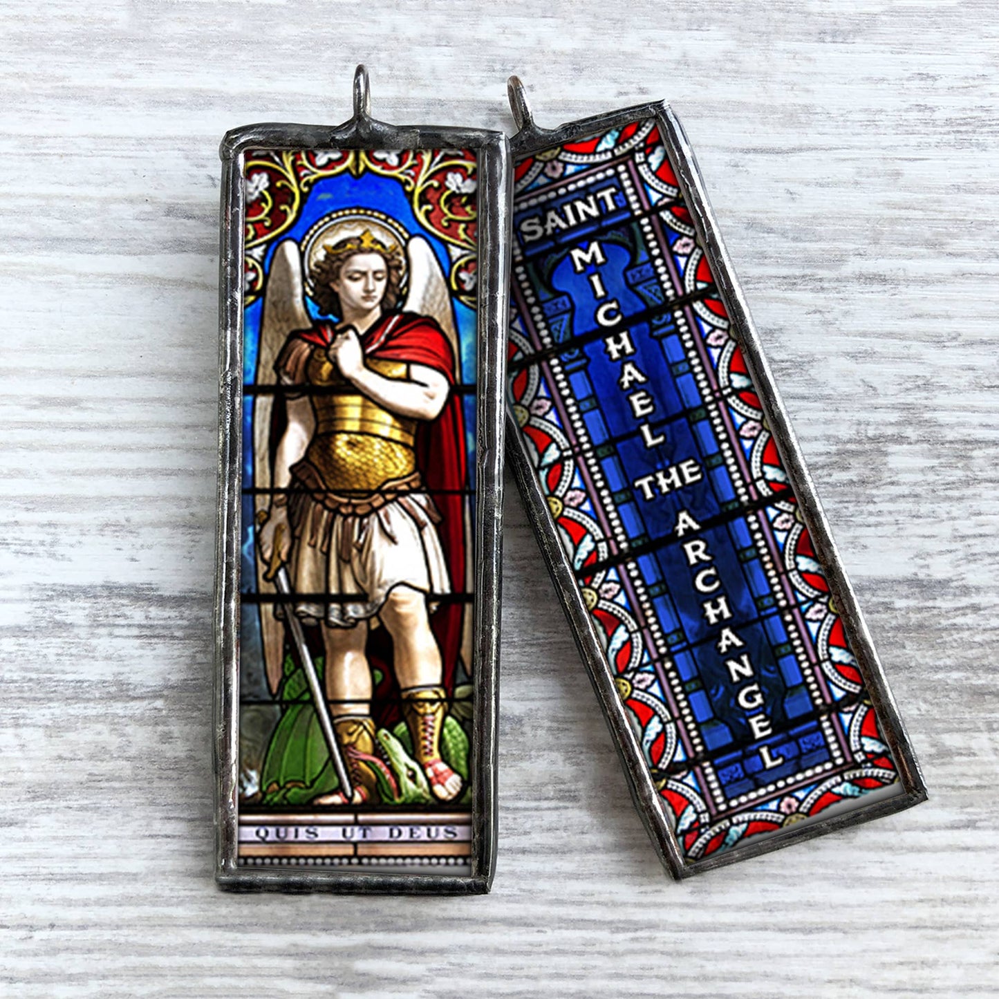 Homestyle Charlie - Archangel Saint Michael Religious Christmas Ornament Charm
