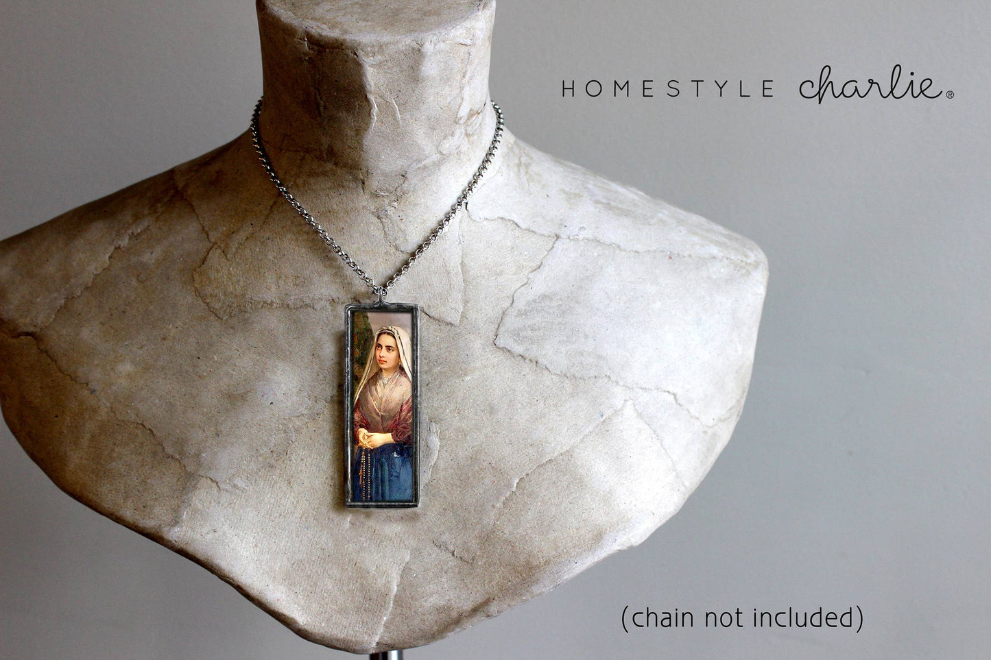 Homestyle Charlie - Saint Bernadette of Lourdes Ornament Charm