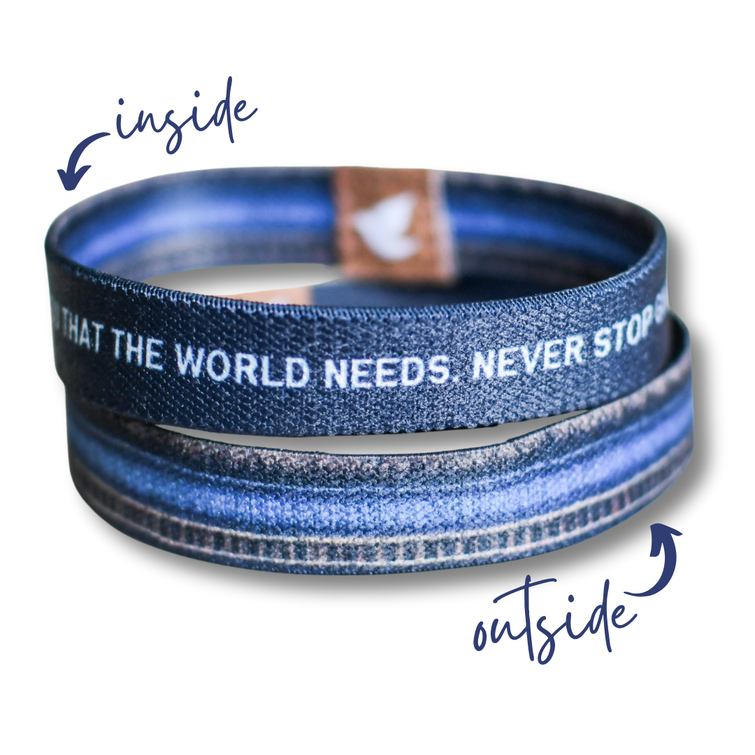 Pink Salt Riot - Give Your Gift Mens Elastic TruthBand