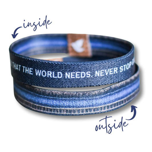 Pink Salt Riot - Give Your Gift Mens Elastic TruthBand