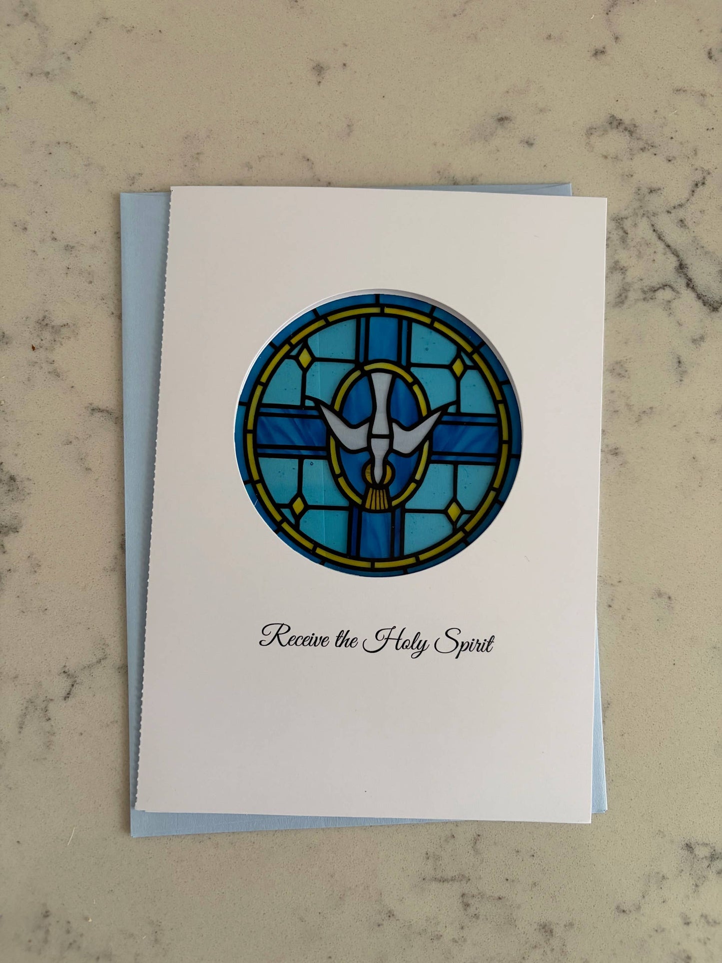 Bright Greetings - Gift of the Spirit Confirmation Card