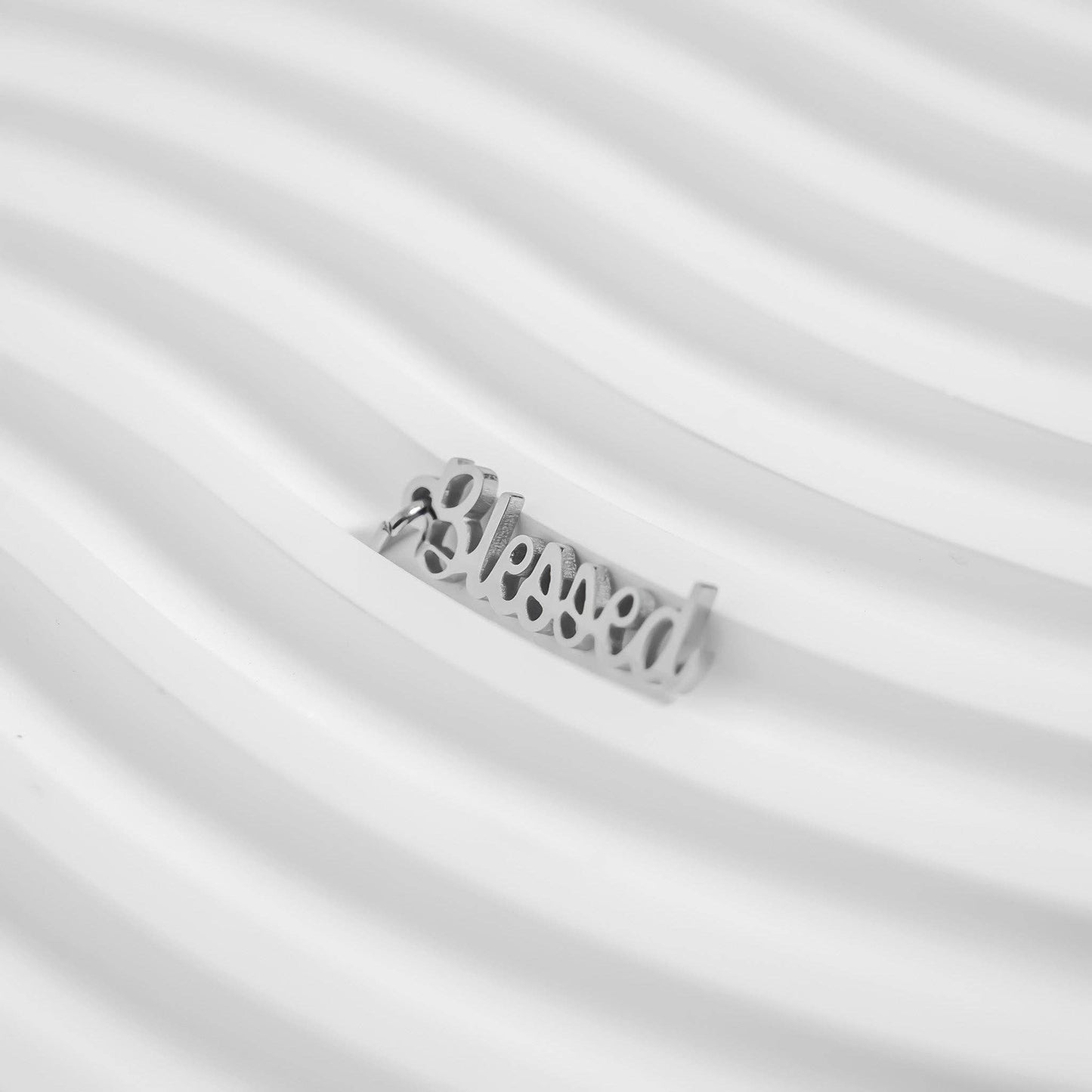 WJW - 18K Gold PVD Stainless Steel Blessed Charm