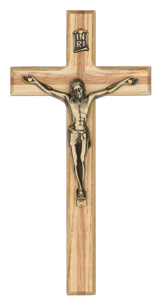 H.J. SHERMAN COMPANY, INC. - 8" Crucifix - Oak Stain