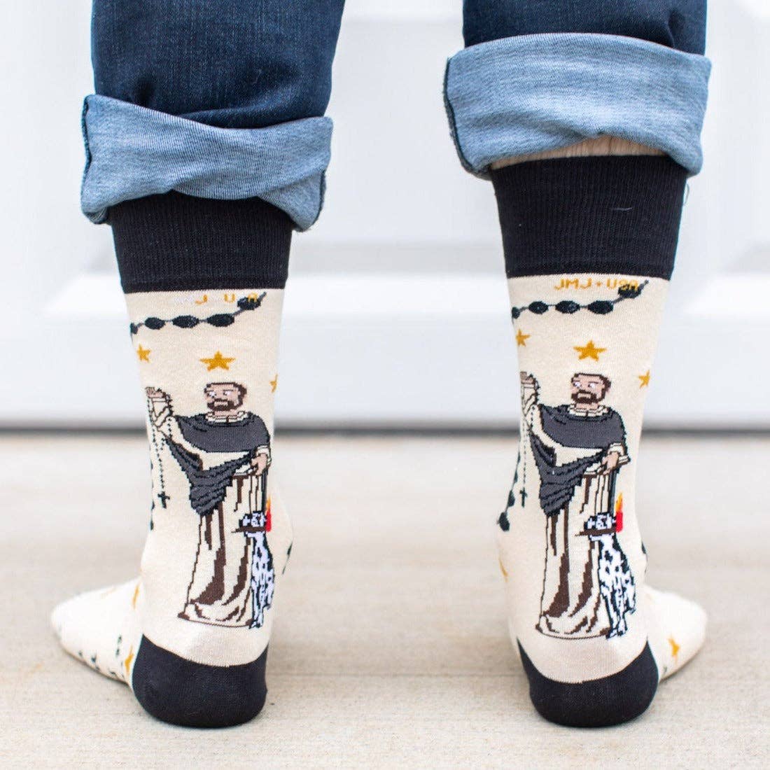 Sock Religious - St. Dominic Adult Socks