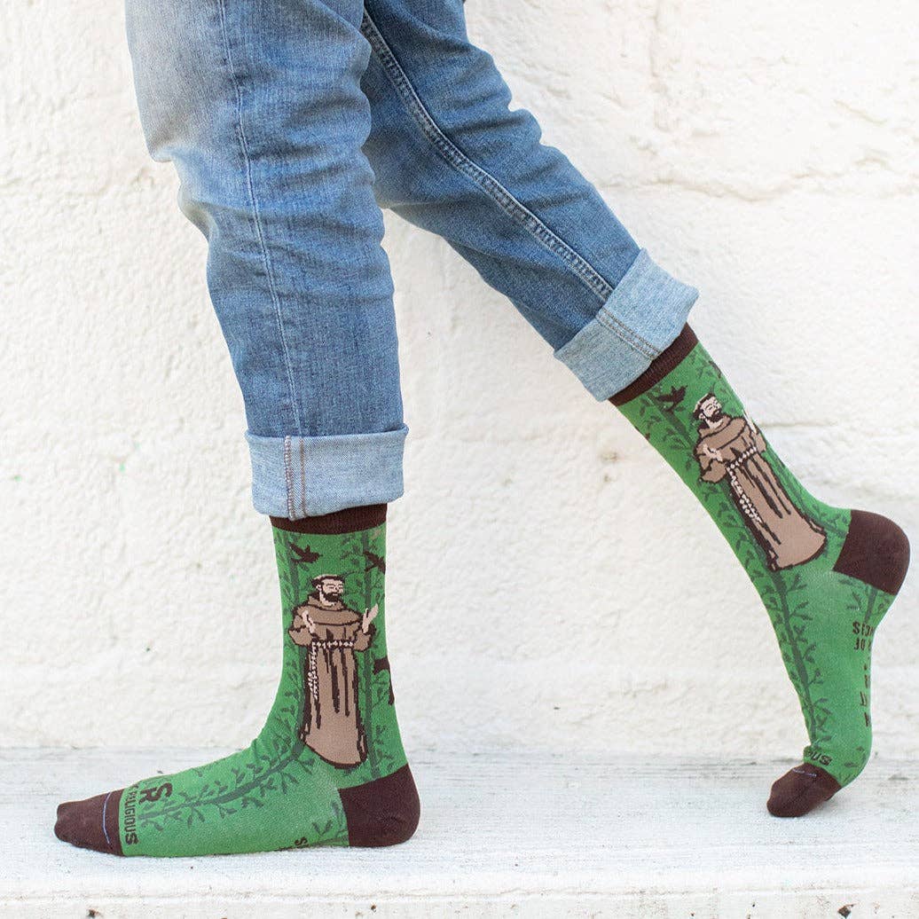 Sock Religious - St. Francis of Assisi Adult Socks