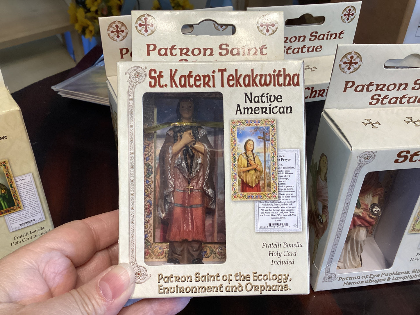 4” Hand Painted Patron Saint Statues