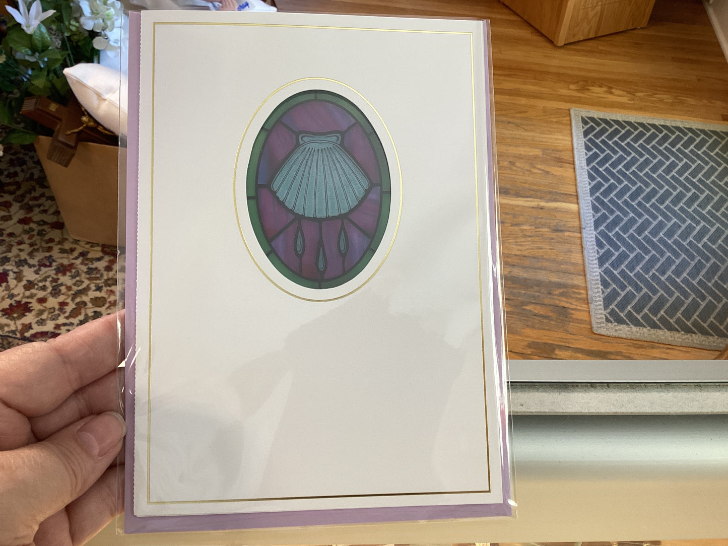 Bright Greetings Cards -Baptism Shell