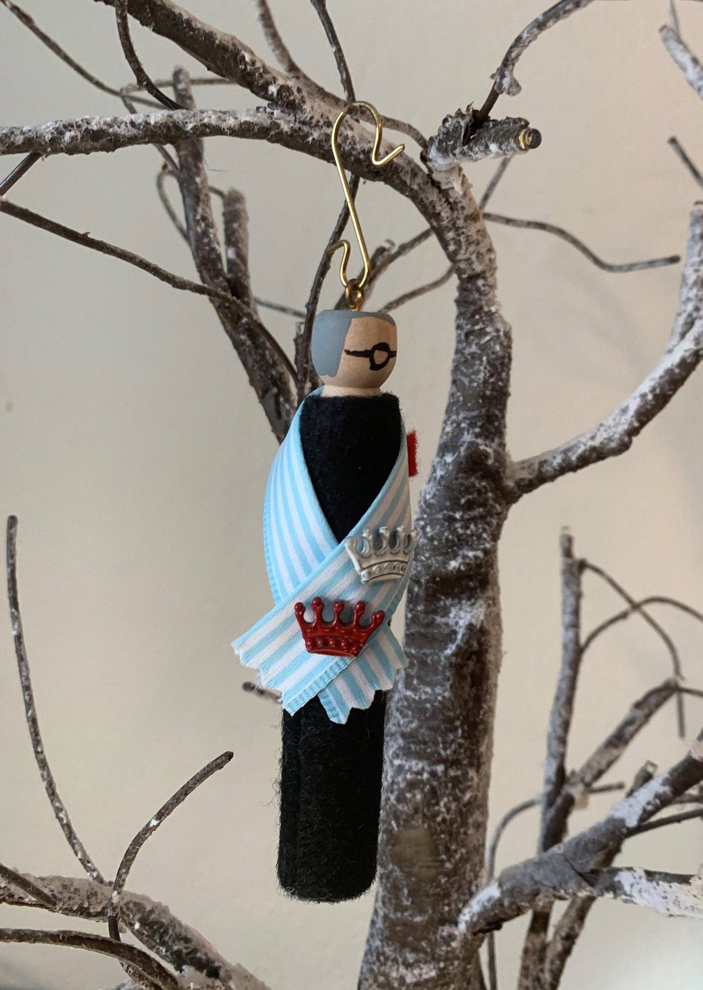Our Saint Family - St. Maximillian Kolbe Wooden Doll Ornament