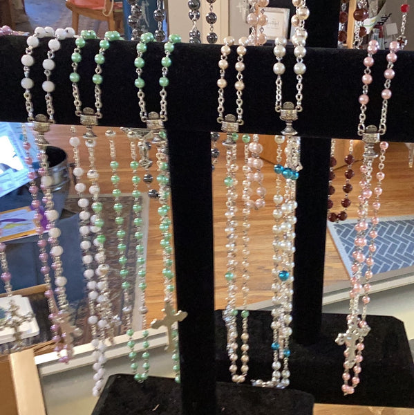 Communion Pearls Rosary