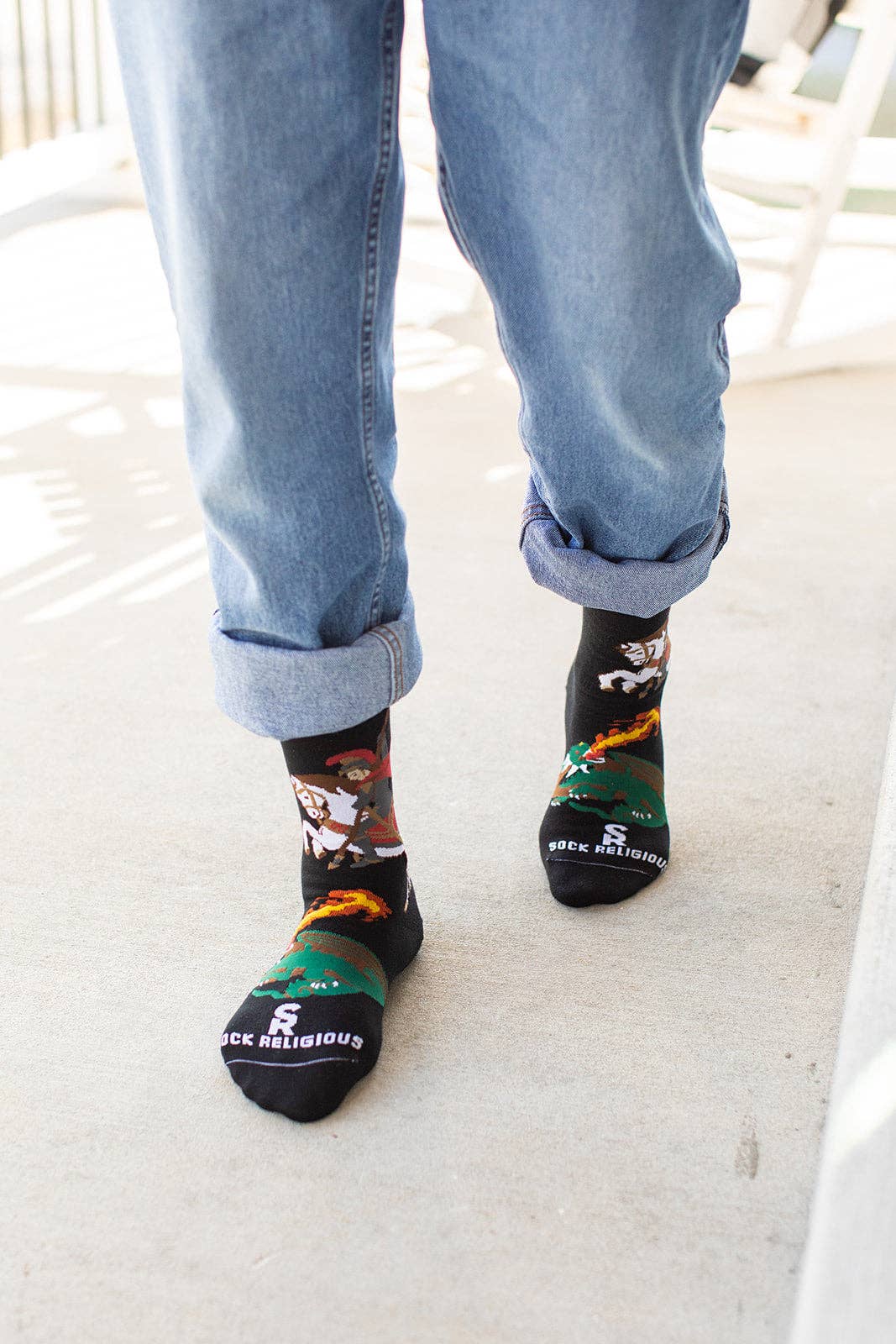 Sock Religious - St. George Adult Socks