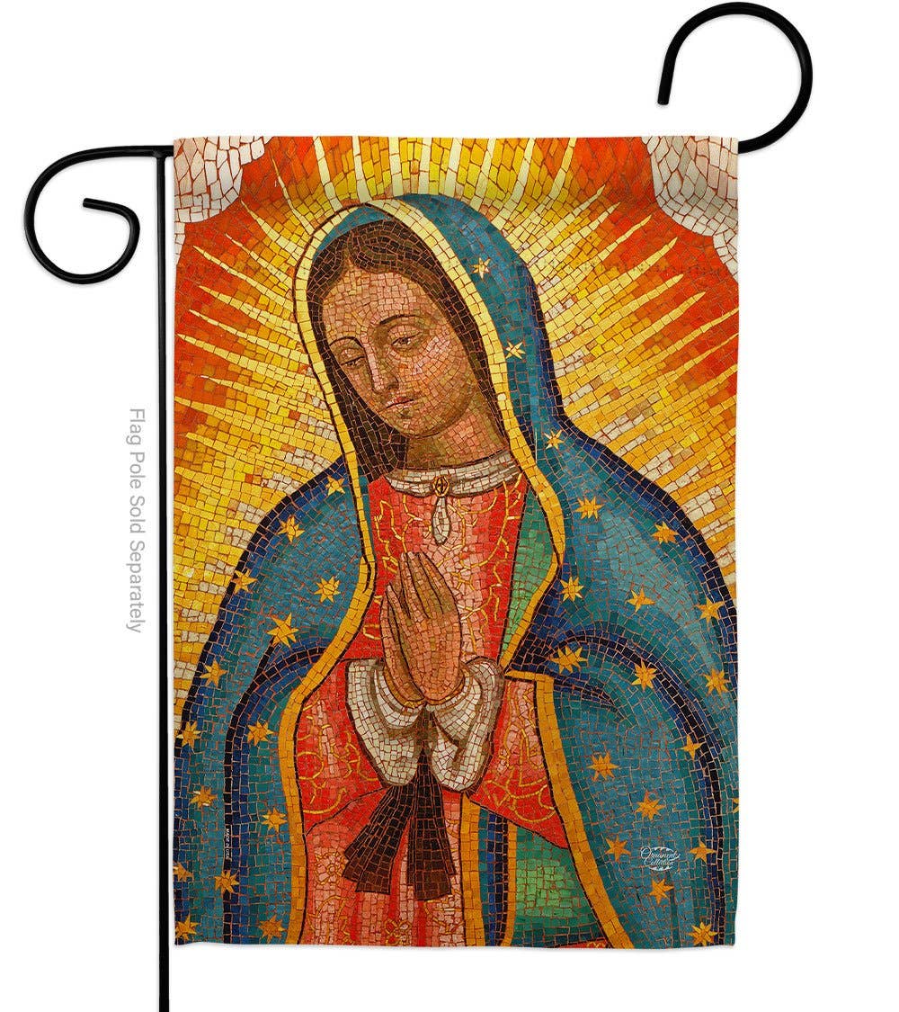 Garden Flag Co - Lady of Guadalupe Religious Faith Decor Flag