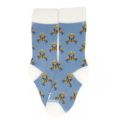 Sock Religious - Marian Monogram Adult Socks