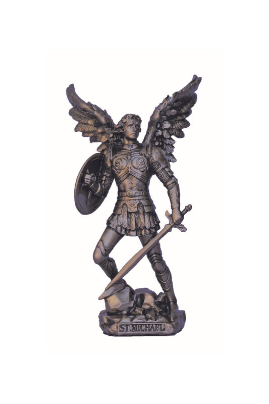 Goldscheider of Vienna - St. Michael w/o the Devil Statue in Cold Cast Bronze 4"