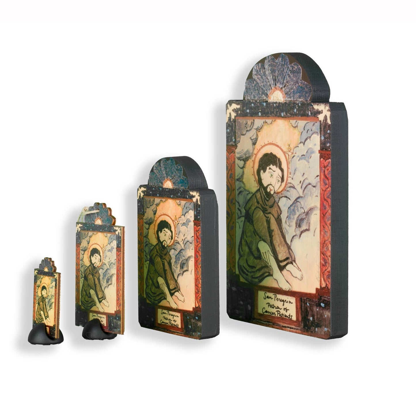 Retablos - San Peregrin - invoked against Cancer