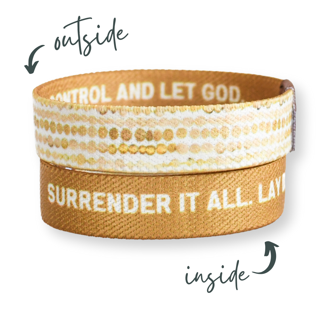 Pink Salt Riot - Gold Surrender It All Medium Truthband