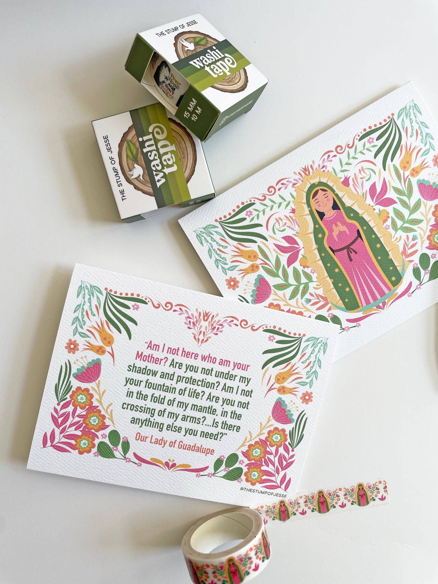 The Stump of Jesse - Our Lady of Guadalupe Greeting Catholic Card