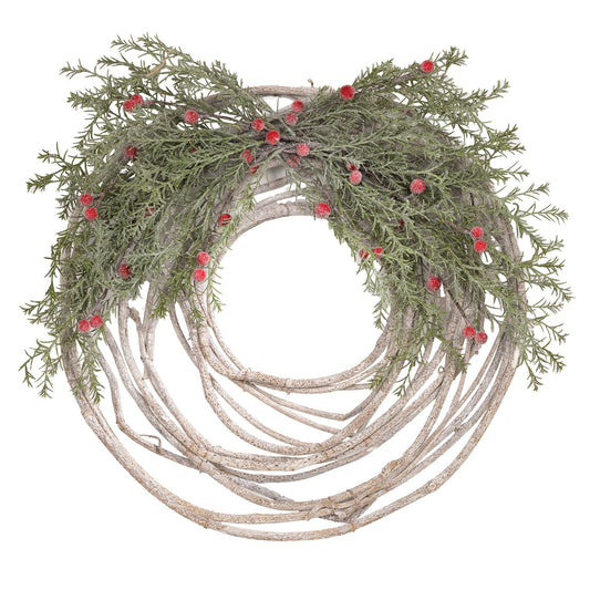 Blossom Bucket & Crossroads Home - 24" Large English Yew Candle Ring
