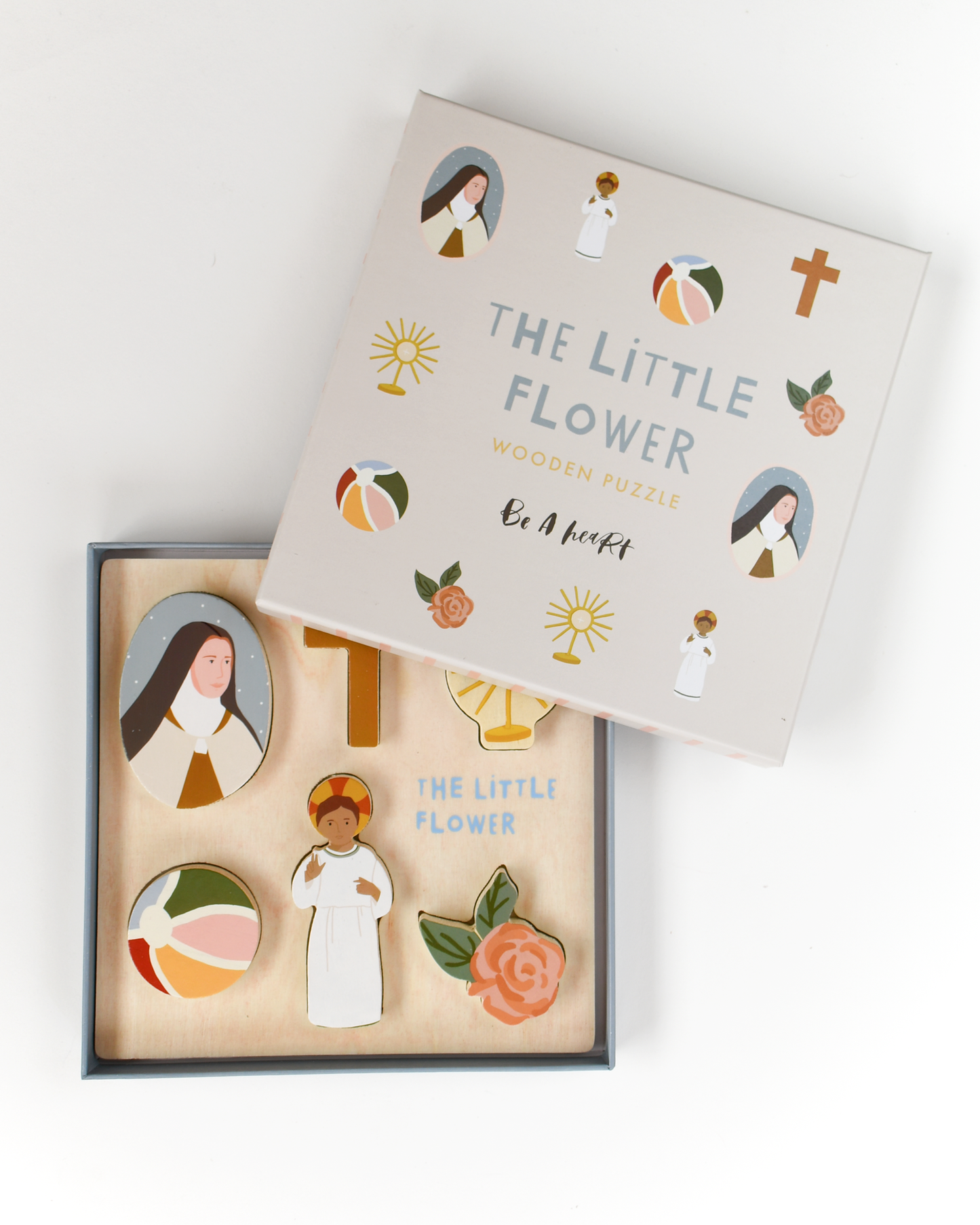 Be A Heart - St. Therese of Lisieux Wooden Puzzle